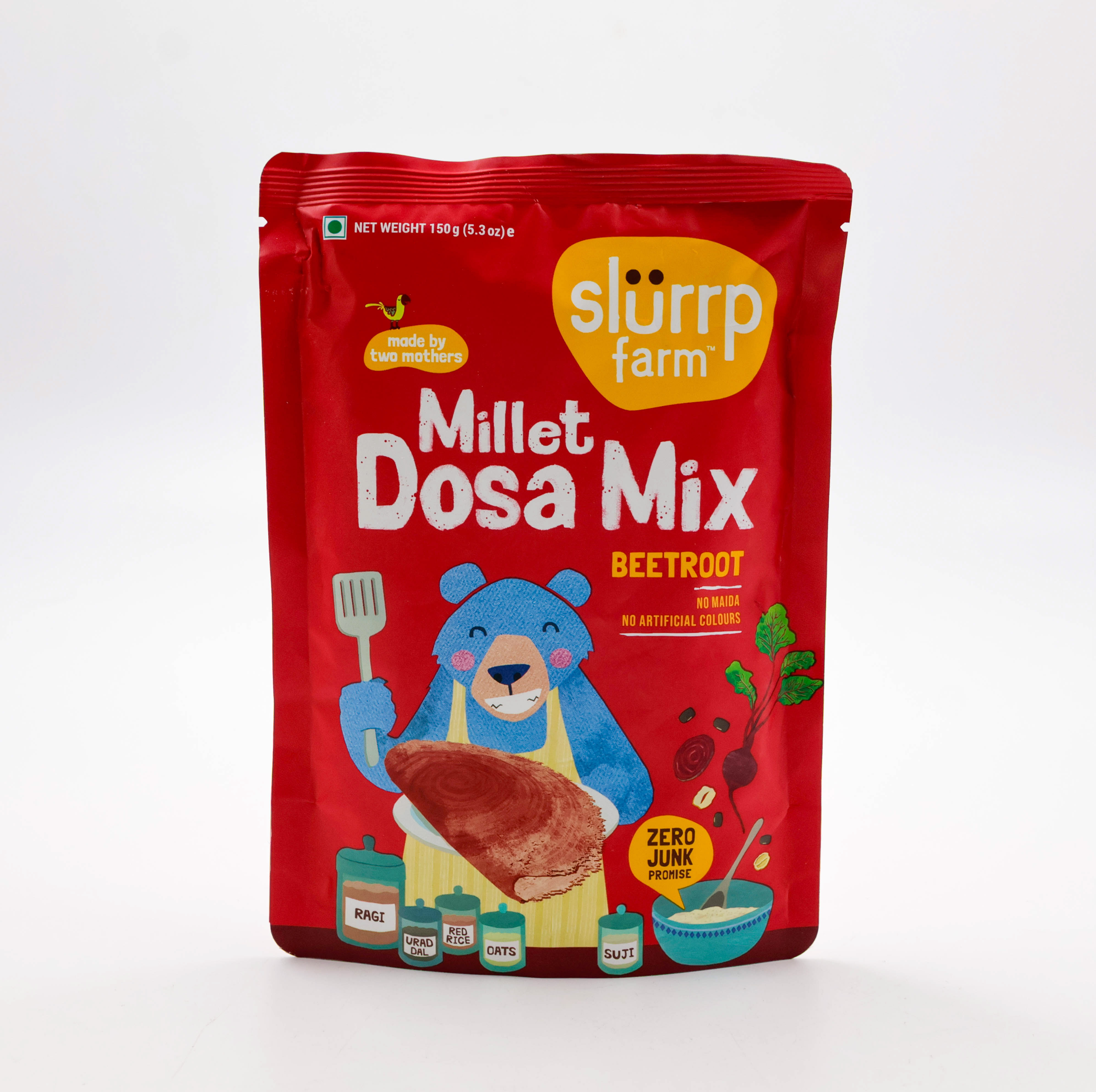 Slurrp Farm Millet Dosa Mix Beetroot 150g
